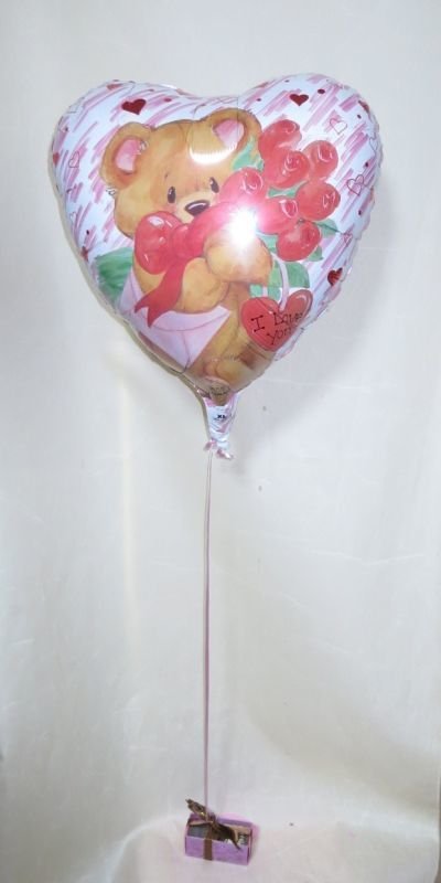 画像2: バレンタインバルーンとチョコのキャンドル【送料無料】