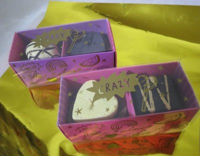 画像1: バレンタインバルーンとチョコのキャンドル【送料無料】
